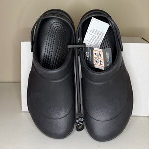 CROCS Black Slip-Resistant Clogs